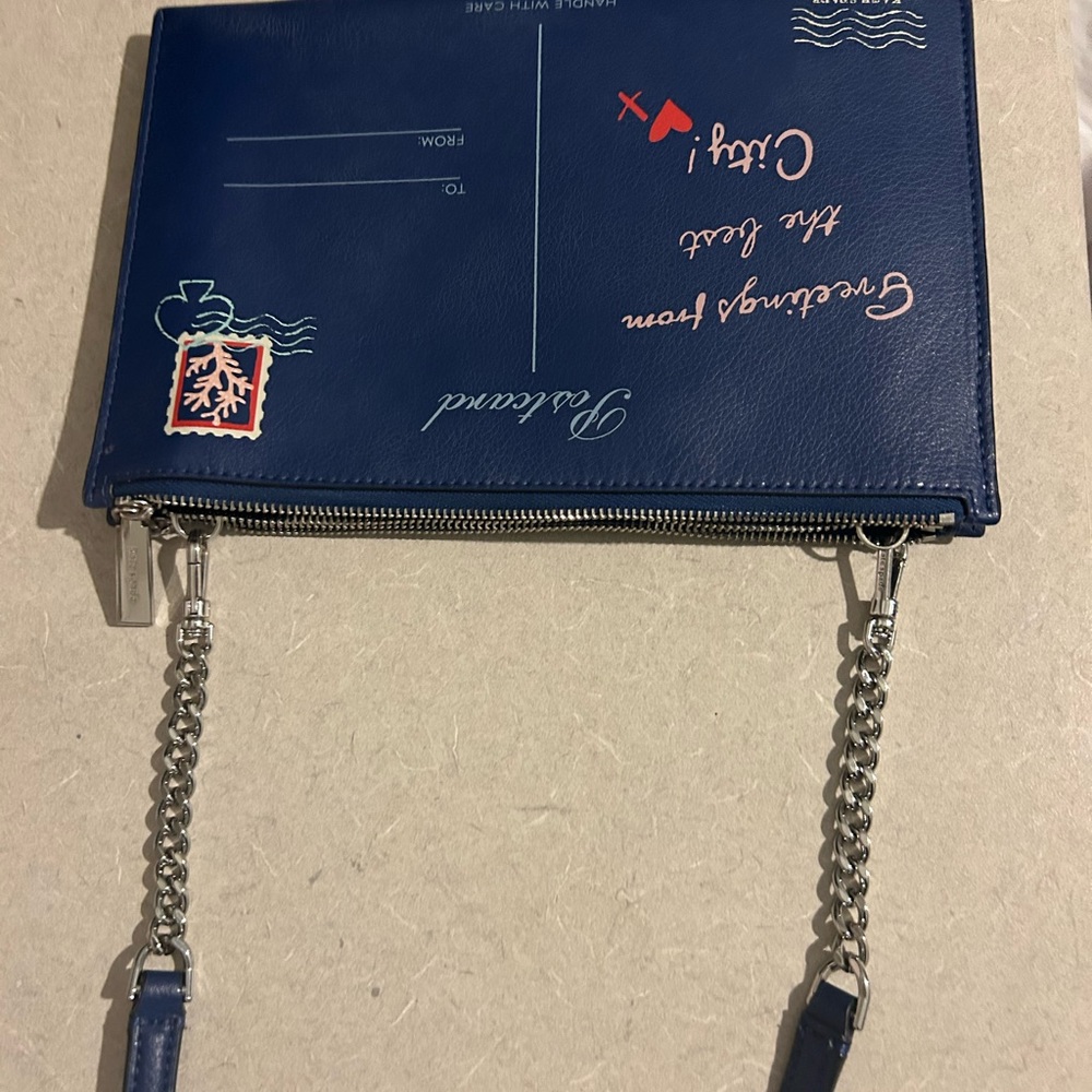 Kate spade navy crossbody gently used